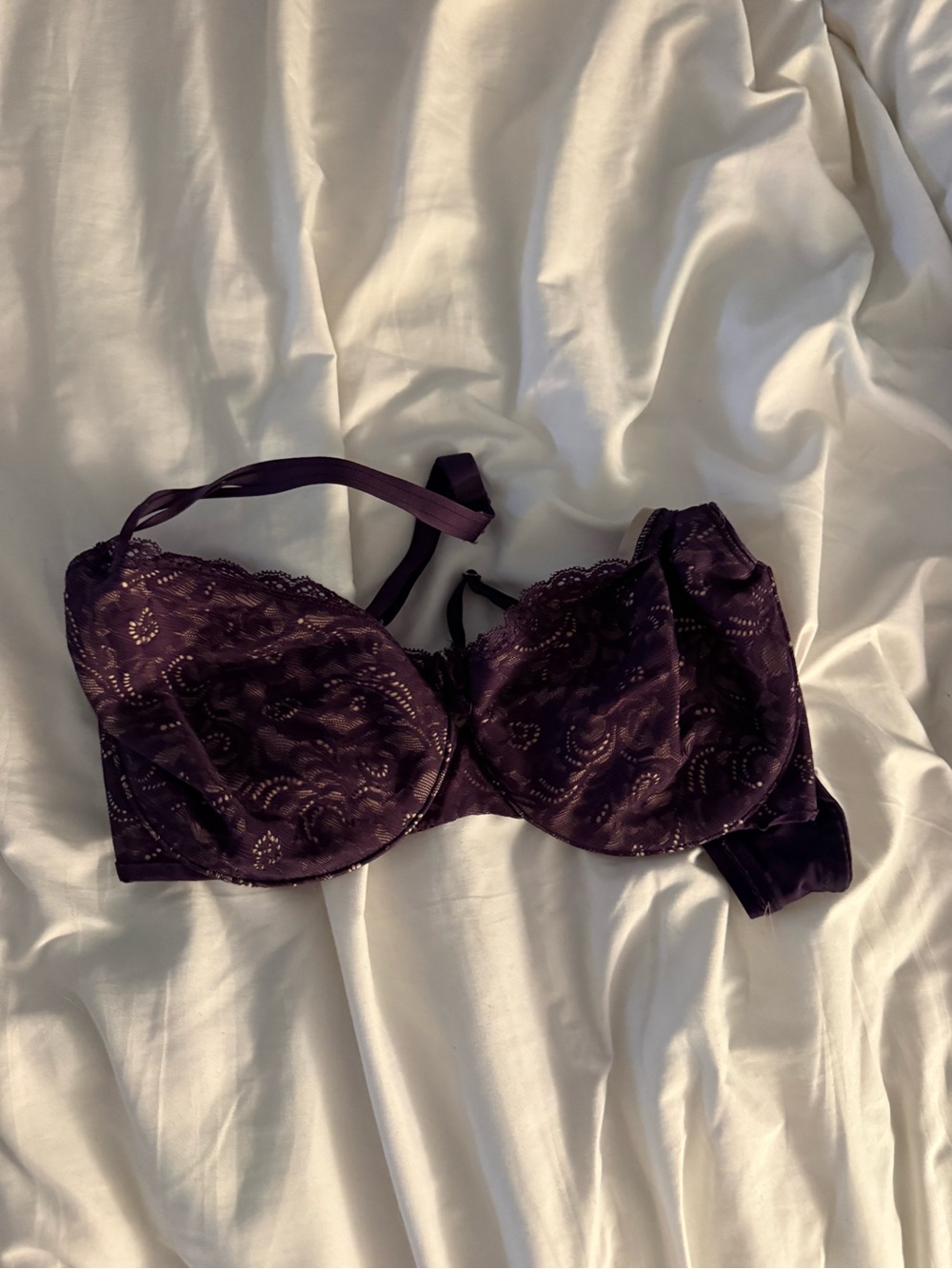 Soma Lace Underwire Bra in Deep Purple - Women Intimates